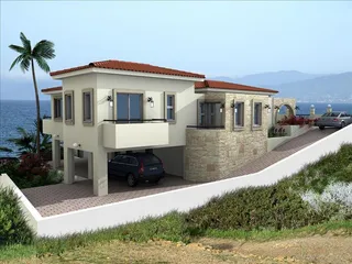 Prengos  Sea-view Villa в Полисе