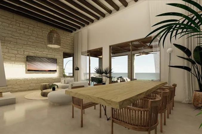 Prengos  Sea-view Villa в Полисе