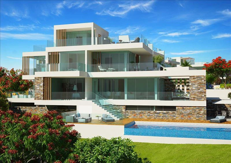 Современные виллы в известном гольф-курорте, Пафос, Кипр