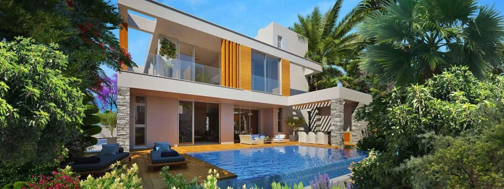 Новый комплекс вилл рядом с морем и туристической зоной Пафоса, Кипр