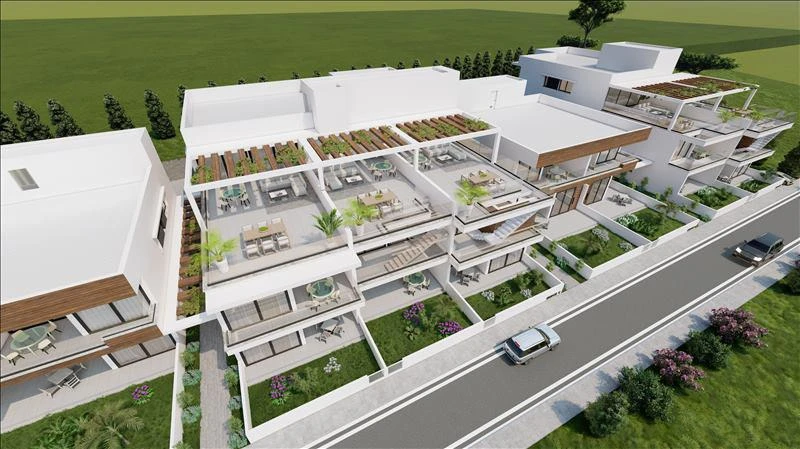 Новая резиденция с тренажерным залом рядом с гаванью, Ливадия, Кипр Новая резиденция с тренажерным залом рядом с гаванью, Ливадия, Кипр