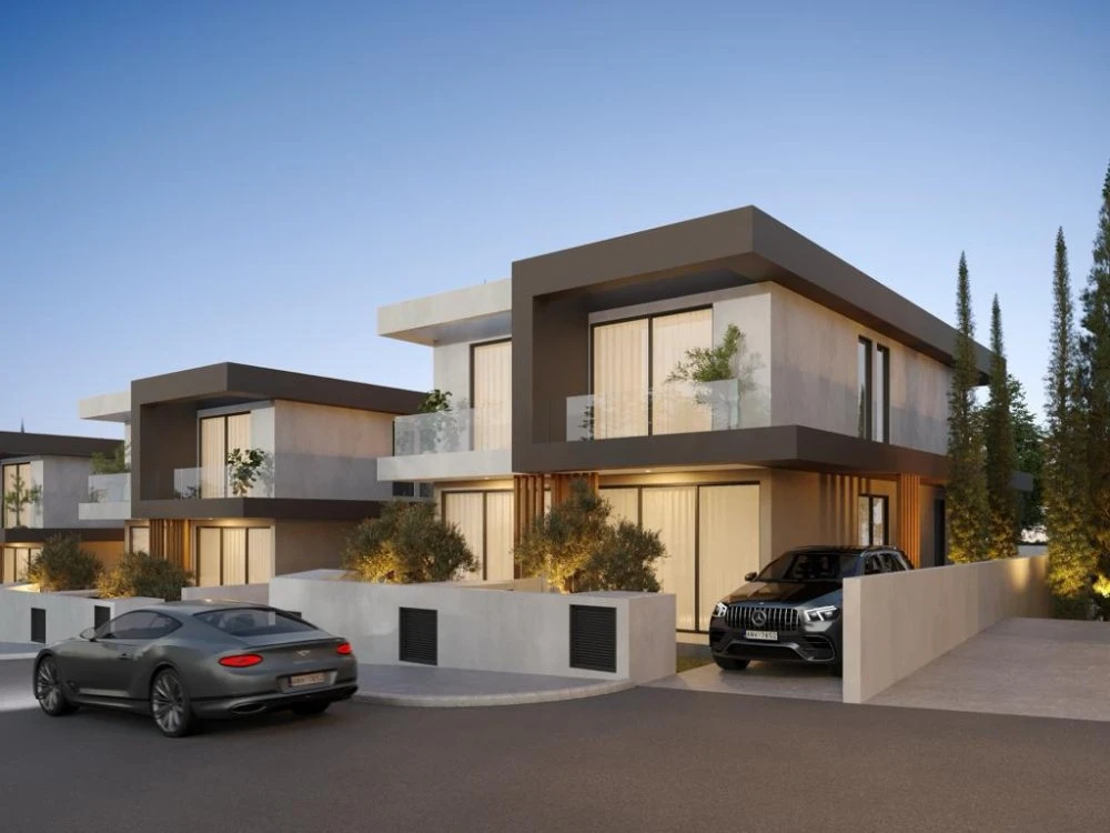 Новый комплекс вилл с бассейнами и панорамными видами в 500 метрах от пляжа, Хлорака, Кипр