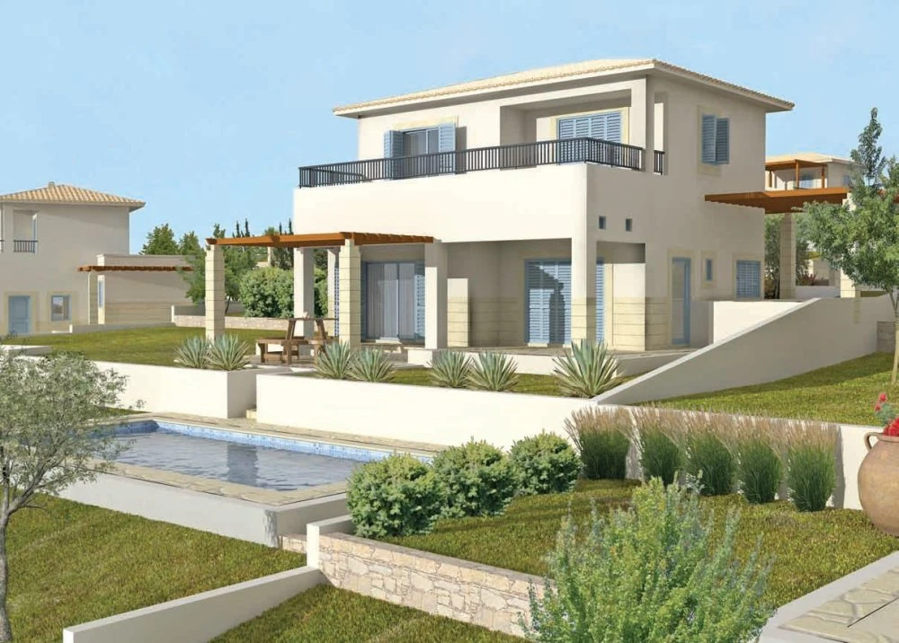 Комплекс вилл с бассейнами и террасами на крыше рядом с морем, Марони, Кипр Комплекс вилл с бассейнами и террасами на крыше рядом с морем, Марони, Кипр