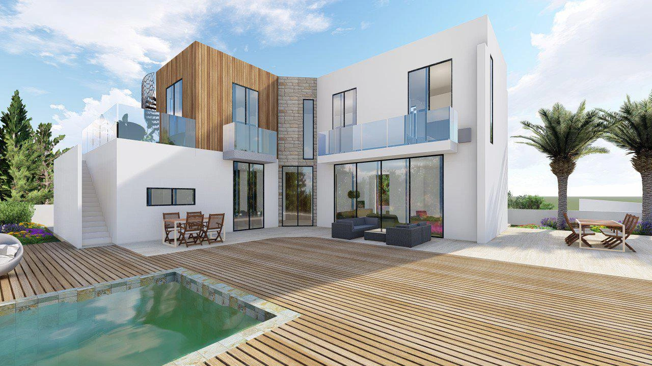 Меблированная вилла в 300 метрах от моря, в престижном районе Пейя, Пафос, Кипр