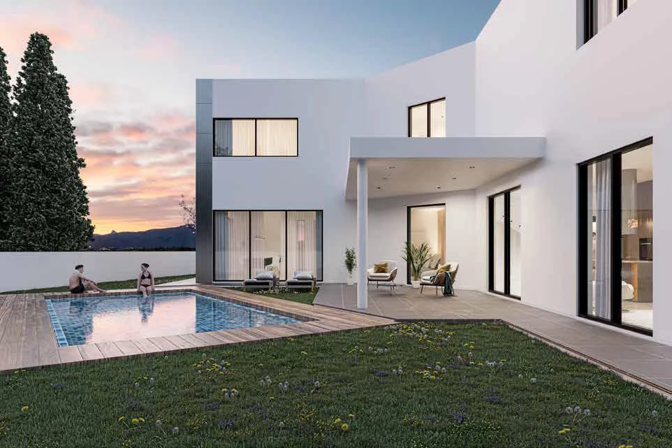 Современная вилла с садом, Никосия, Кипр