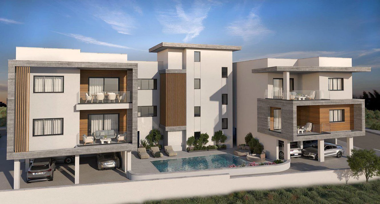 Новая резиденция с бассейном рядом с морем, Хлорака, Кипр