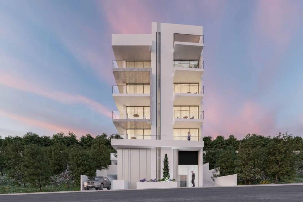 Новая малоэтажная резиденция с парковкой рядом с центром Никосии, Кипр