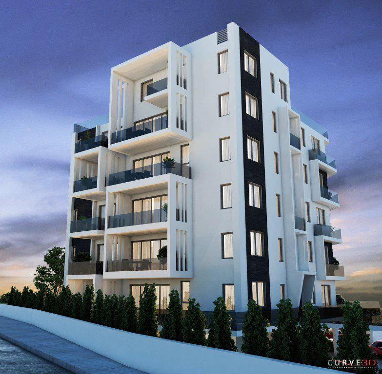 Современная резиденция с бассейном в центре Ларнаки, Кипр Современная резиденция с бассейном в центре Ларнаки, Кипр