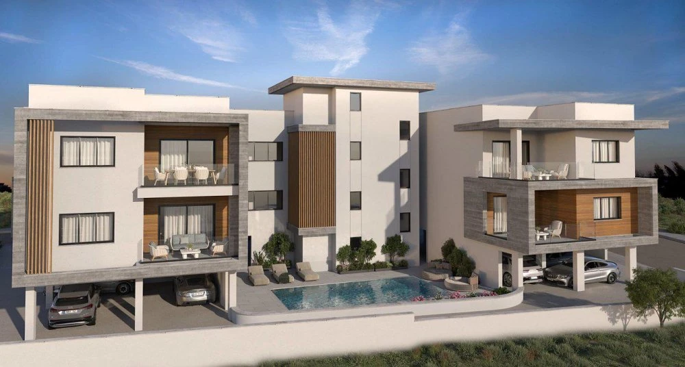 Новая резиденция с бассейном рядом с морем, Хлорака, Кипр