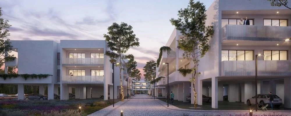 Современный курортный комплекс с бассейном, спа-центром, зонами отдыха, Пила, Ларнака, Кипр Современный курортный комплекс с бассейном, спа-центром, зонами отдыха, Пила, Ларнака, Кипр