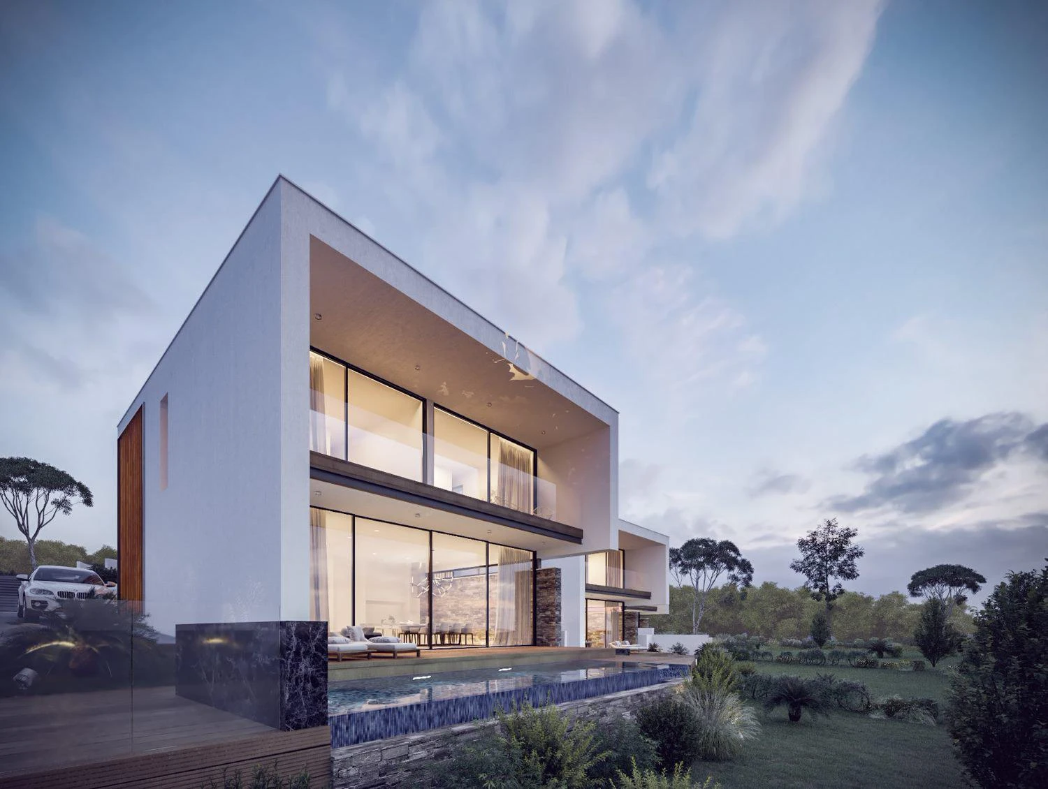 Современная резиденция с прямым выходом на пляж, Кисонерга, Кипр