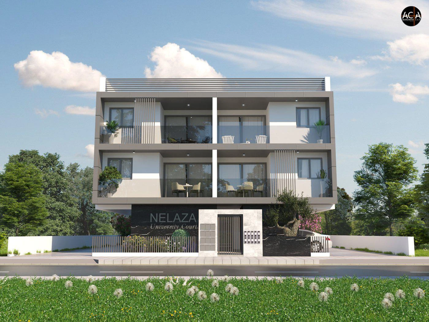 Малоэтажная резиденция с парковкой в 500 метрах от университета, Агландзия, Кипр