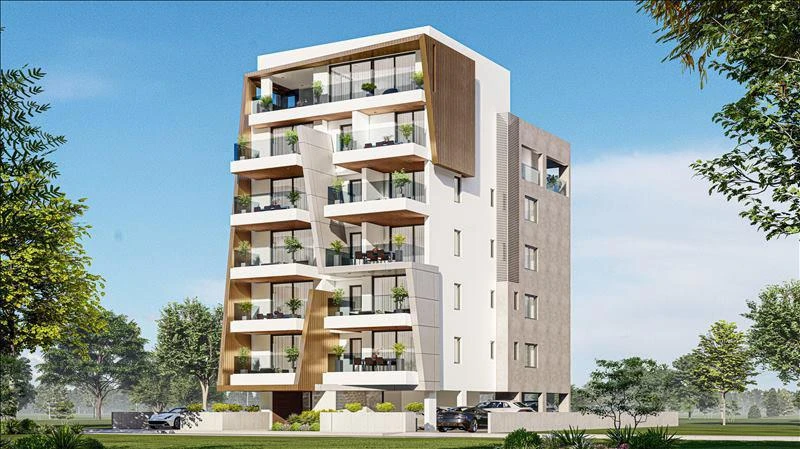 Новая резиденция с парковкой рядом с пляжем, Ларнака, Кипр Новая резиденция с парковкой рядом с пляжем, Ларнака, Кипр