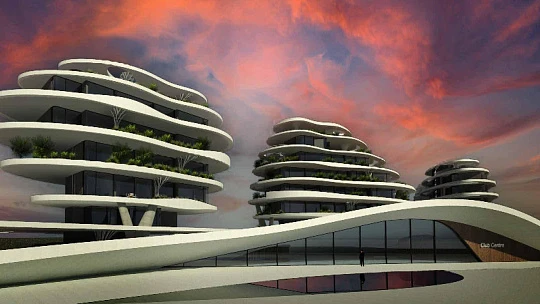 Новые роскошные квартиры в жилом комплексе на берегу моря, Лимассол, Кипр