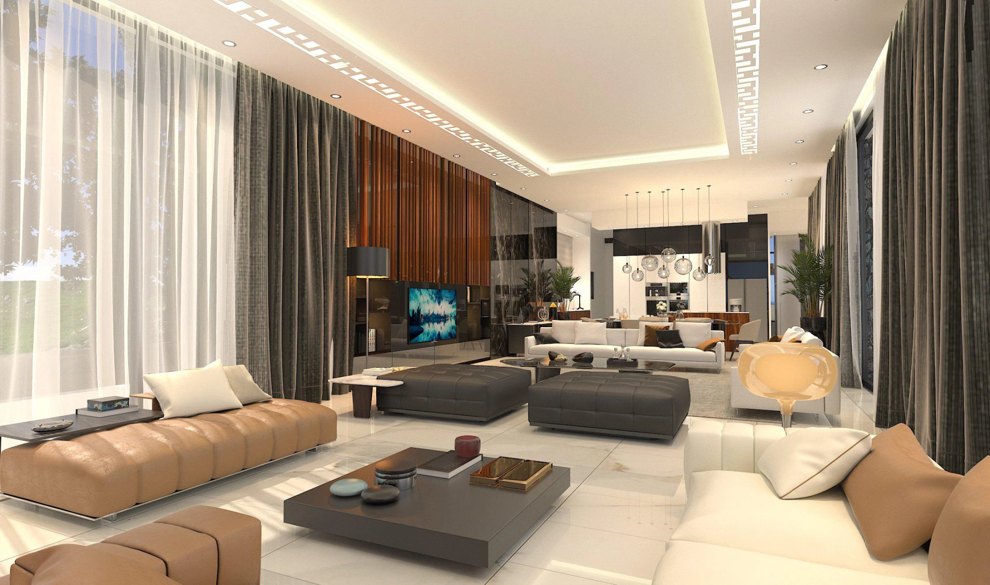 Элитная вилла с прямым выходом на песчаный пляж, Кисонерга, Кипр