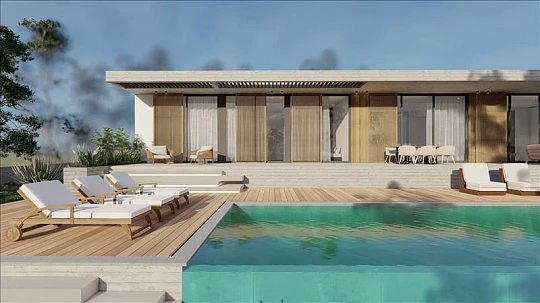 Новый комплекс меблированных вилл с бассейнами, Тала, Кипр