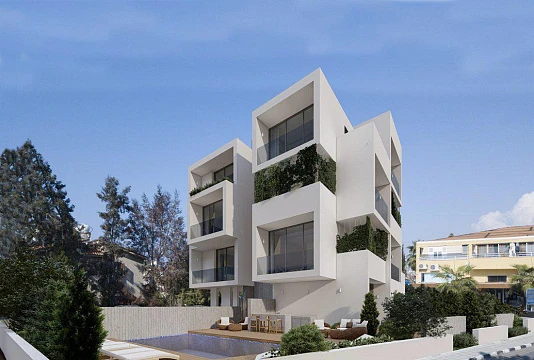 Новая резиденция в 750 метрах от пляжа, в самом центре Като Пафос, Кипр