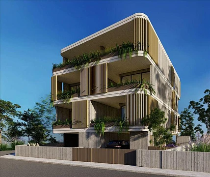 Новая малоэтажная резиденция с бассейном в популярном районе Пафоса, Кипр