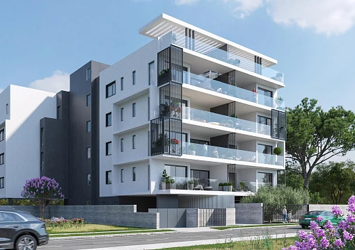 Новые квартиры в небольшом престижном жилом комплексе, центр Пафоса, Кипр