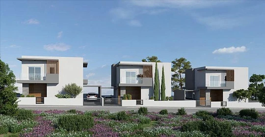 Новый комплекс вилл в покойном районе, недалеко от моря, Пареклисия, Кипр