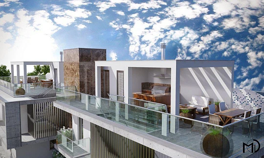 Новая резиденция на холме с панорамным видом, Ларнака, Кипр