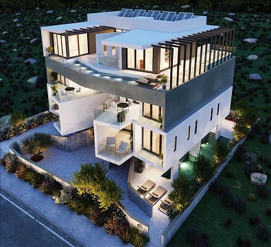 Новая резиденция с бассейном в популярном районе Пафоса, Кипр
