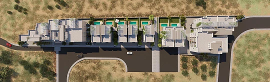 Новый комплекс вилл и апартаментов рядом с пляжем и аэропортом, Арадипу, Кипр