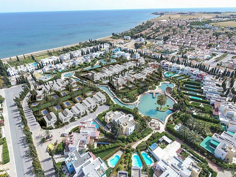 Новый жилой комплекс вилл на берегу моря в районе Перволия, Ларнака, Кипр