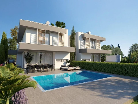 Новый комплекс вилл с садами недалеко от пляжа и туристической зоны, Пила, Кипр