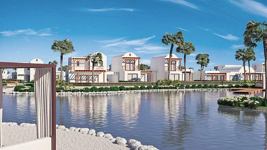 Новый жилой комплекс вилл на берегу моря в районе Перволия, Ларнака, Кипр