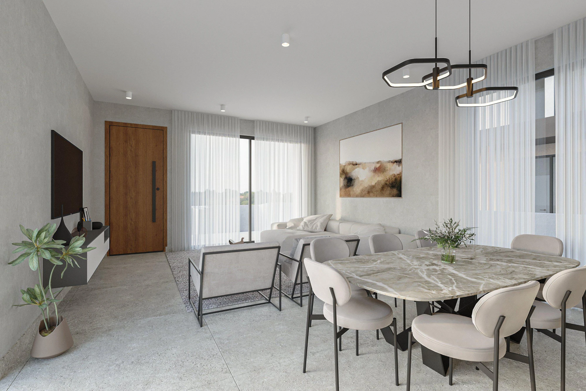 Новый комплекс вилл в 300 метрах от пляжа, Кисонерга, Кипр