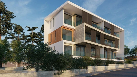 Новая малоэтажная резиденция с бассейном в центре Пафоса, Кипр