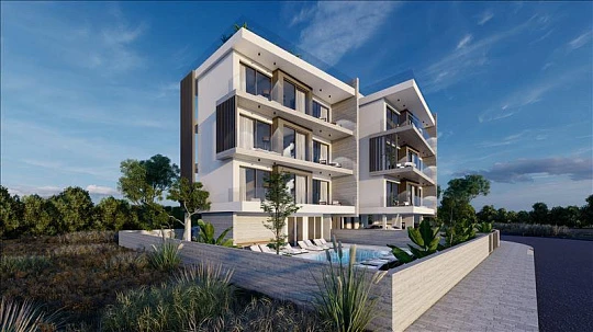 Новая малоэтажная резиденция в Пафосе, Кипр
