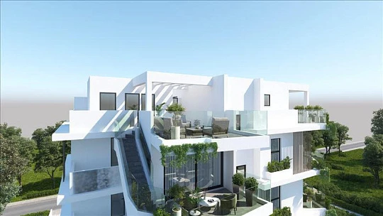 Новая закрытая резиденция в 800 метрах от моря, Ларнака, Кипр