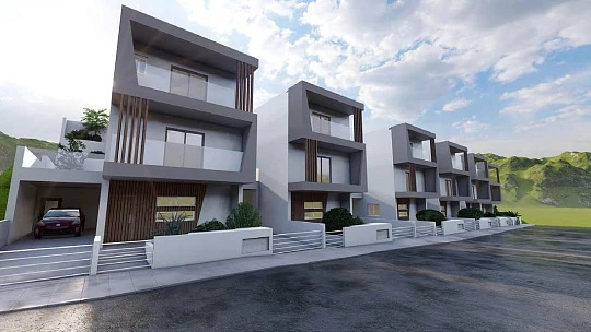Новый комплекс таунхаусов с парковочными местами, Агиос Афанасиос, Кипр