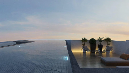 Новая резиденция с бассейном и террасой на крыше недалеко от пляжа, Ларнака, Кипр
