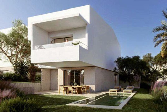 Новая резиденция с бассейном и панорамным видом в престижном пригороде Лимассола, Мони, Кипр