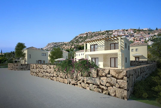 Комплекс вилл с бассейнами недалеко от пляжа, Пейя, Пафос, Кипр