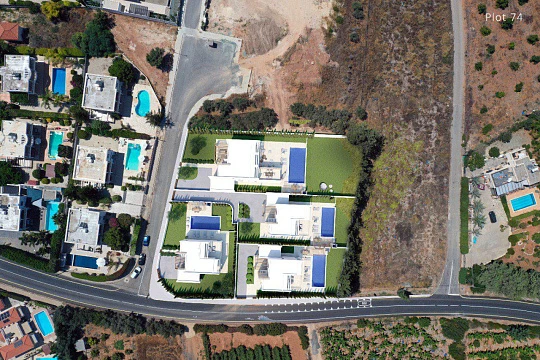 Виллы с бассейнами в резиденции с зеленой зоной, Пафос, Кипр