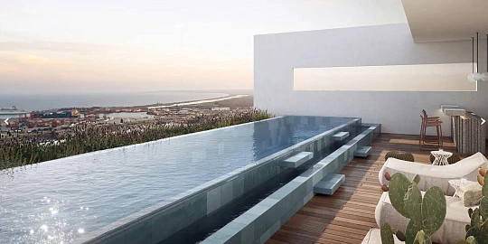 Новая резиденция с бассейном и живописным видом, Лимассол, Кипр