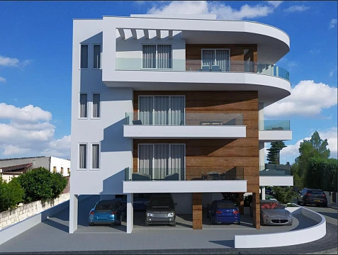 Новая резиденция с террасой на крыше рядом с центром Ларнаки, Арадипу, Кипр