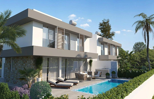 Новый комплекс вилл недалеко от пляжа и центра Ларнаки, Пила, Кипр
