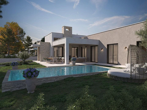 Новый комплекс вилл с бассейнами недалеко от центра Лимассола, Кипр