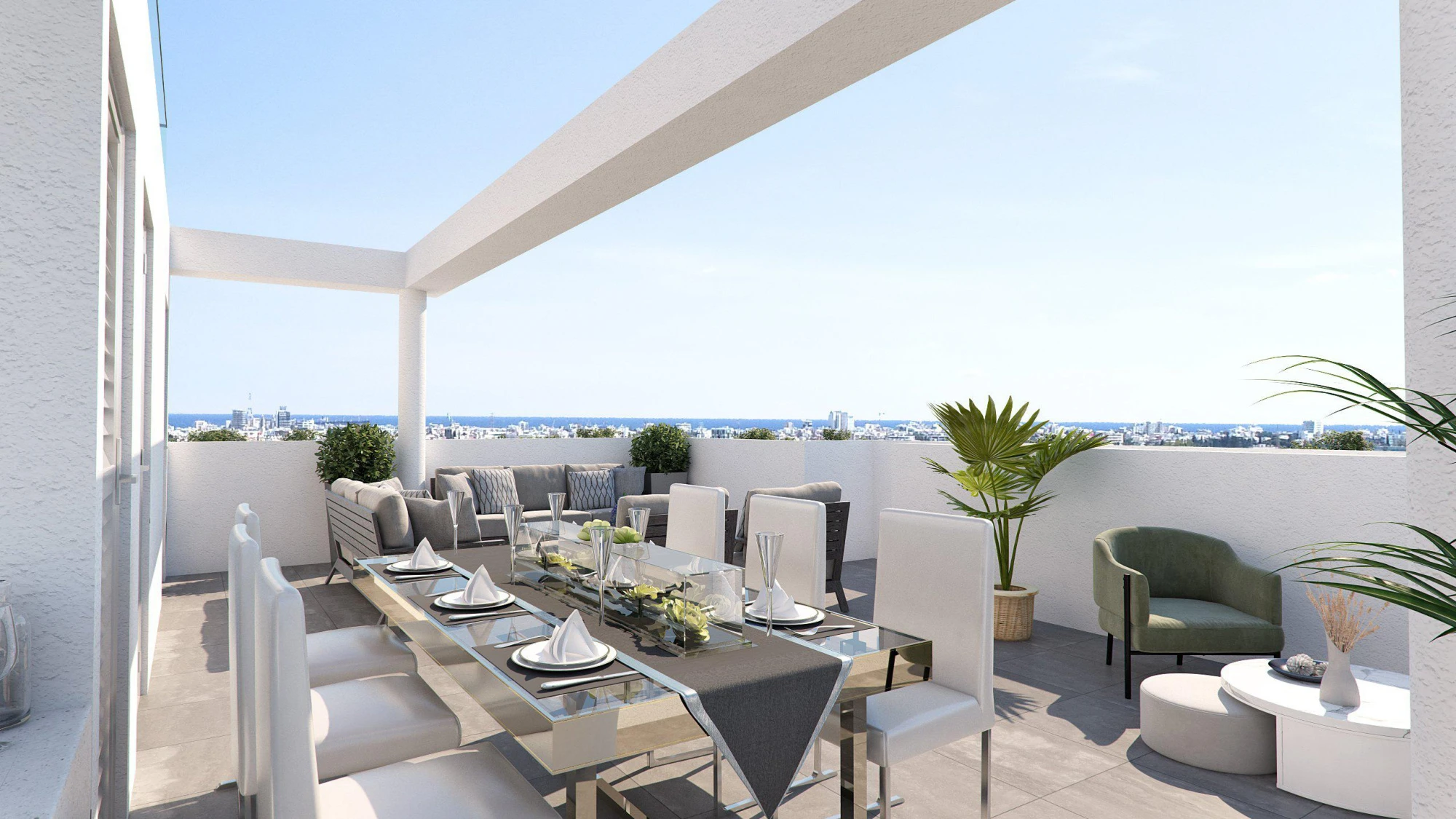 Новая малоэтажная резиденция в престижном жилом районе Ларнаки, Кипр Новая малоэтажная резиденция в престижном жилом районе Ларнаки, Кипр