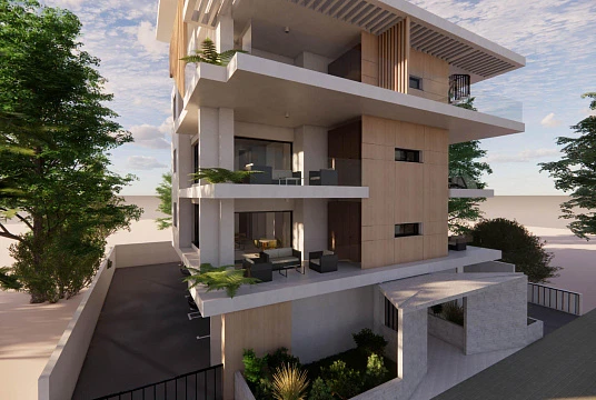 Апартаменты с просторными балконами и террасами, рядом с университетом, Никосия, Кипр