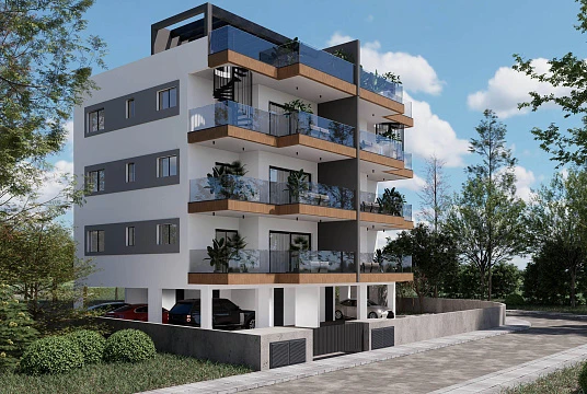 Новая резиденция с парковкой в престижном районе Агиос Афанасиос, Кипр