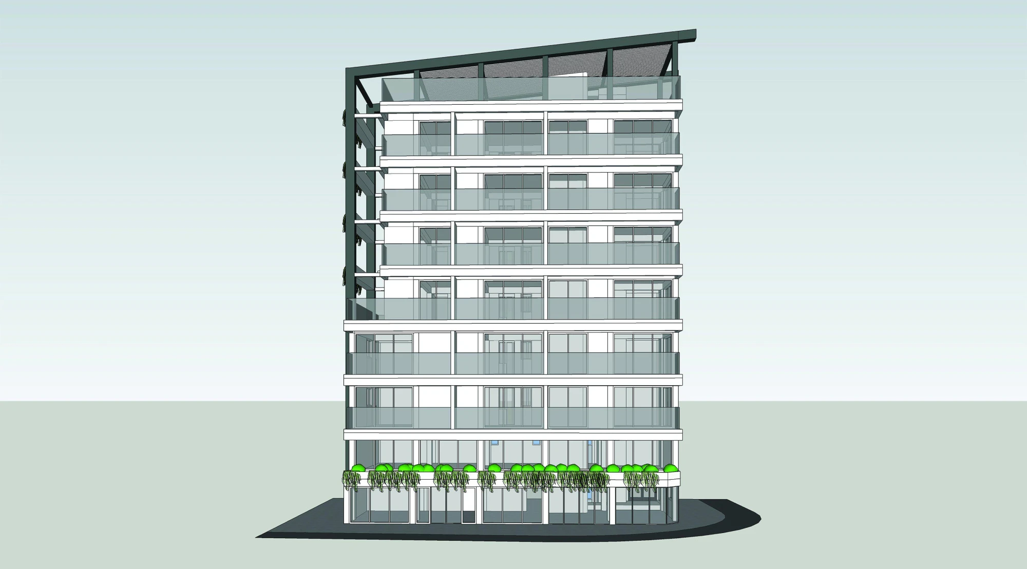 Новый многофункциональный проект рядом с портом, Ларнака, Кипр Новый многофункциональный проект рядом с портом, Ларнака, Кипр