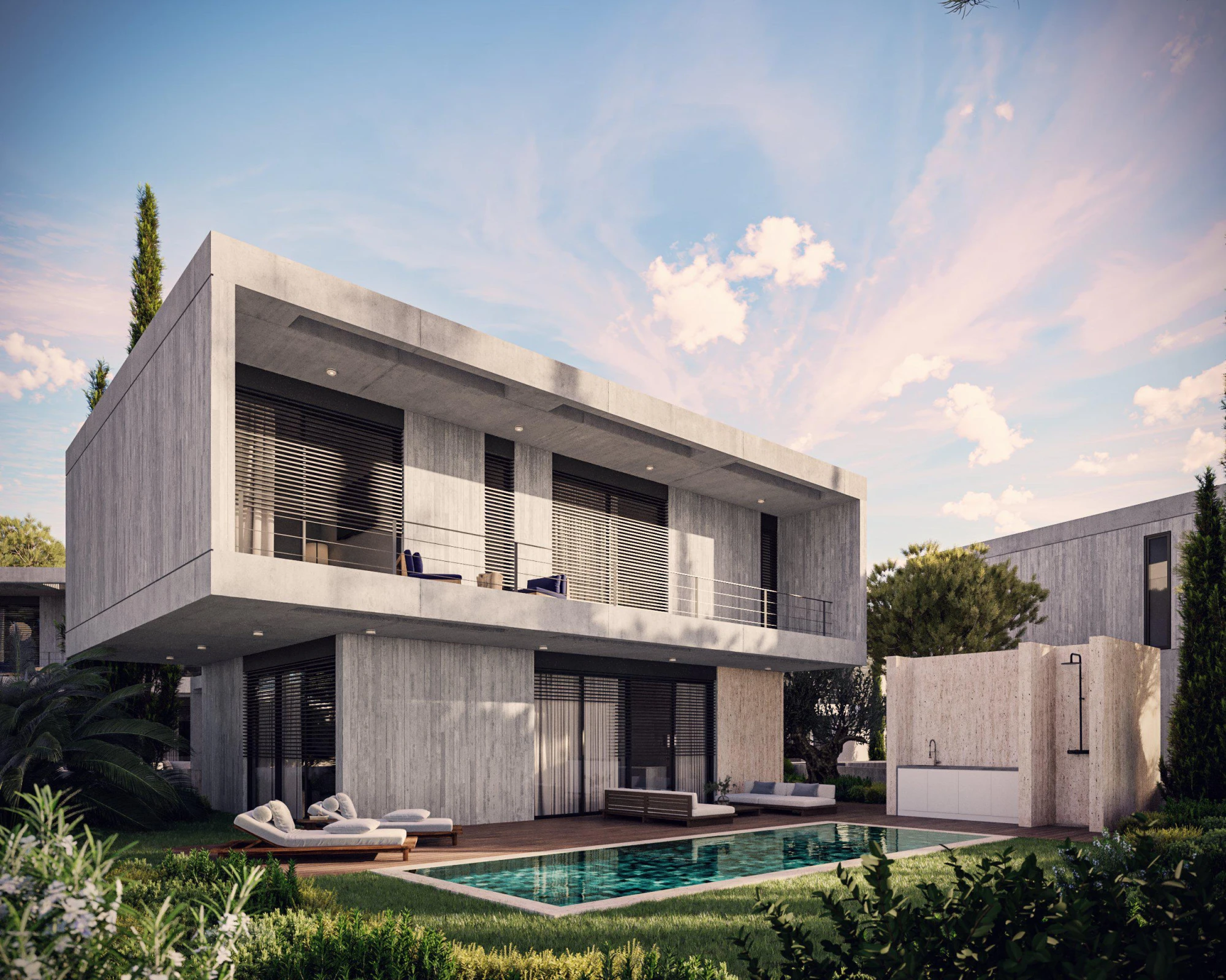 Комплекс элитных вилл рядом с морем, Пафос, Кипр