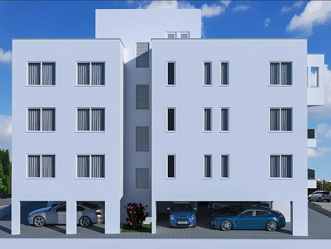 Новая резиденция с террасой на крыше рядом с центром Ларнаки, Арадипу, Кипр