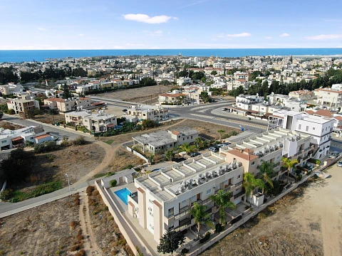 Элитные пентхаусы с садами на крыше рядом с пляжем, Като, Пафос, Кипр